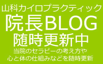 京都山科カイロプラクティックの院長ブログ